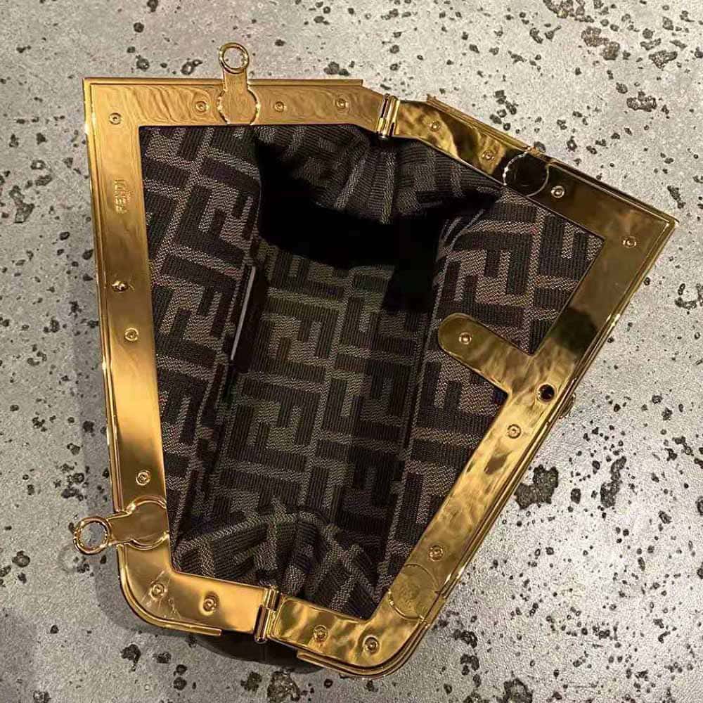 TÚI FENDI Women First Small Nappa Leather Bag-Light Brown