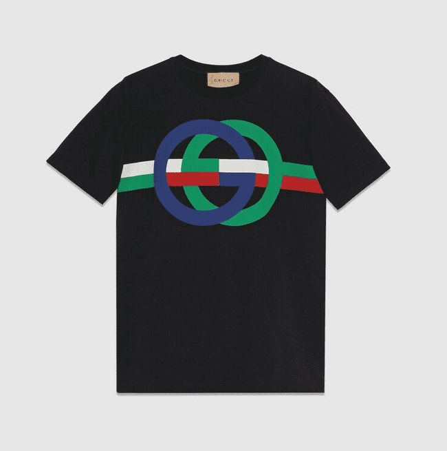 ÁO GUCCI GG POLO SHIRT MÀU ĐEN UNISEX