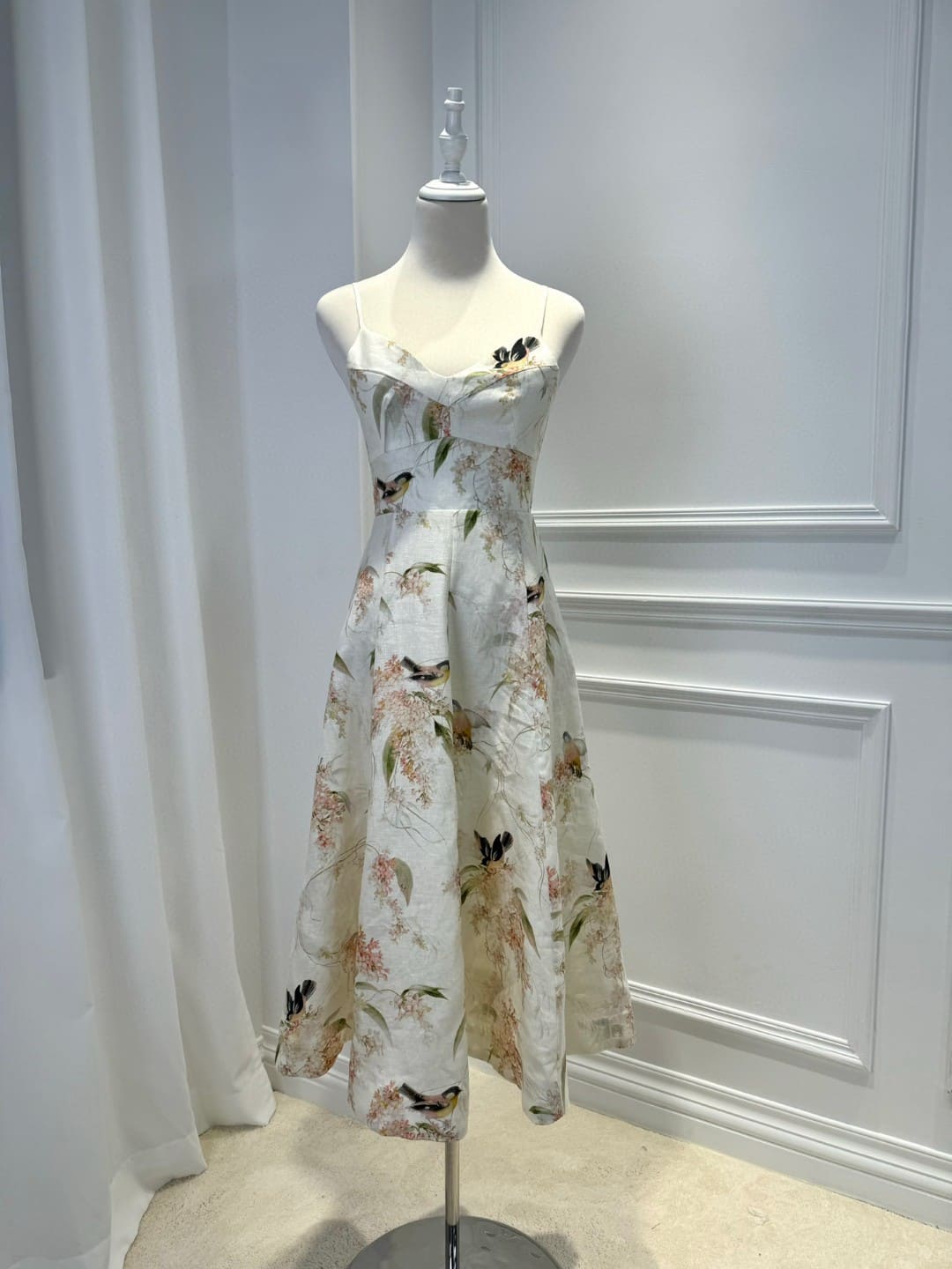 VÁY ZIMMERMANN HAI DÂY BIRDS AND FLOWERS High Classy