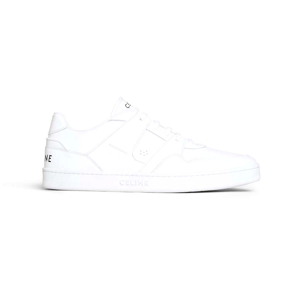 GIÀY CELINE Trainer Low Lace-up Sneaker in Calfskin-White