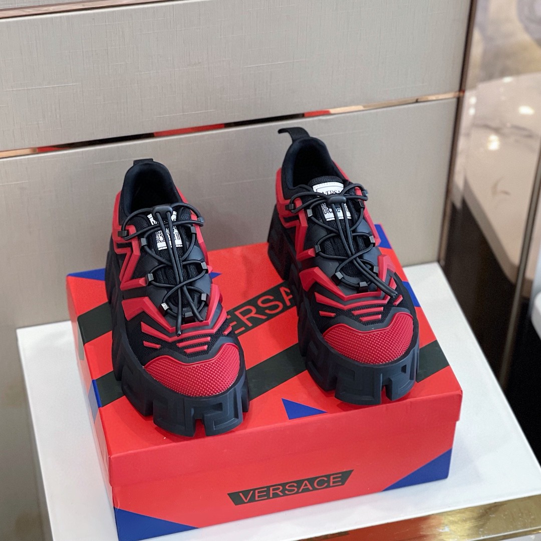 GIÀY VERSACE TRIGRECA LEATHER SNEAKER SHOES AAA