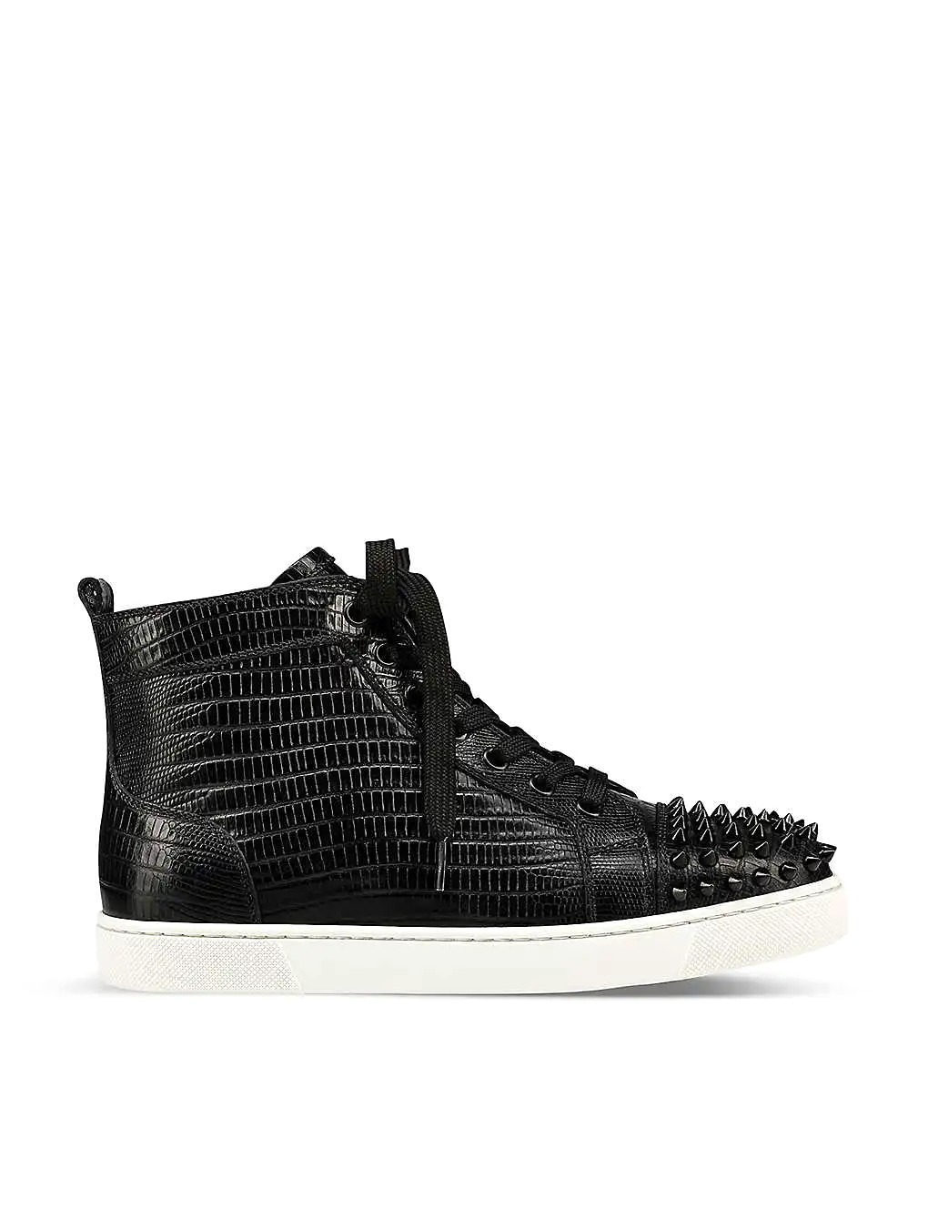 GIÀY CHRISTIAN LOUBOUTIN Lou Spikes Orlato leather trainers