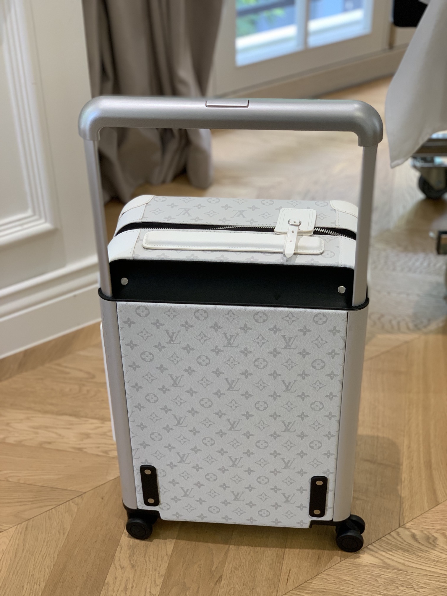 VALI LOUIS VUITTON HORIZON 55 DAMIER MONOGRAM WHITE