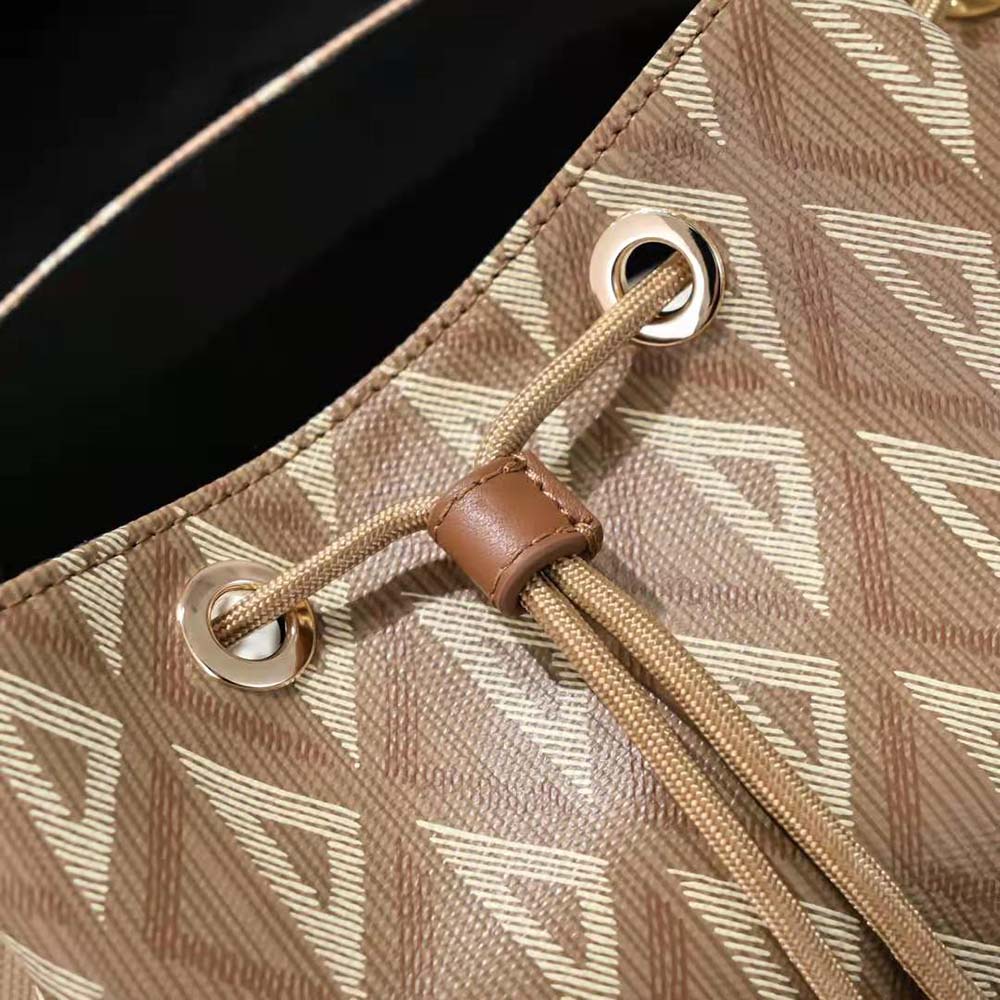 BALO DIOR Hit the Road Backpack Coffee CD Diamond Canvas