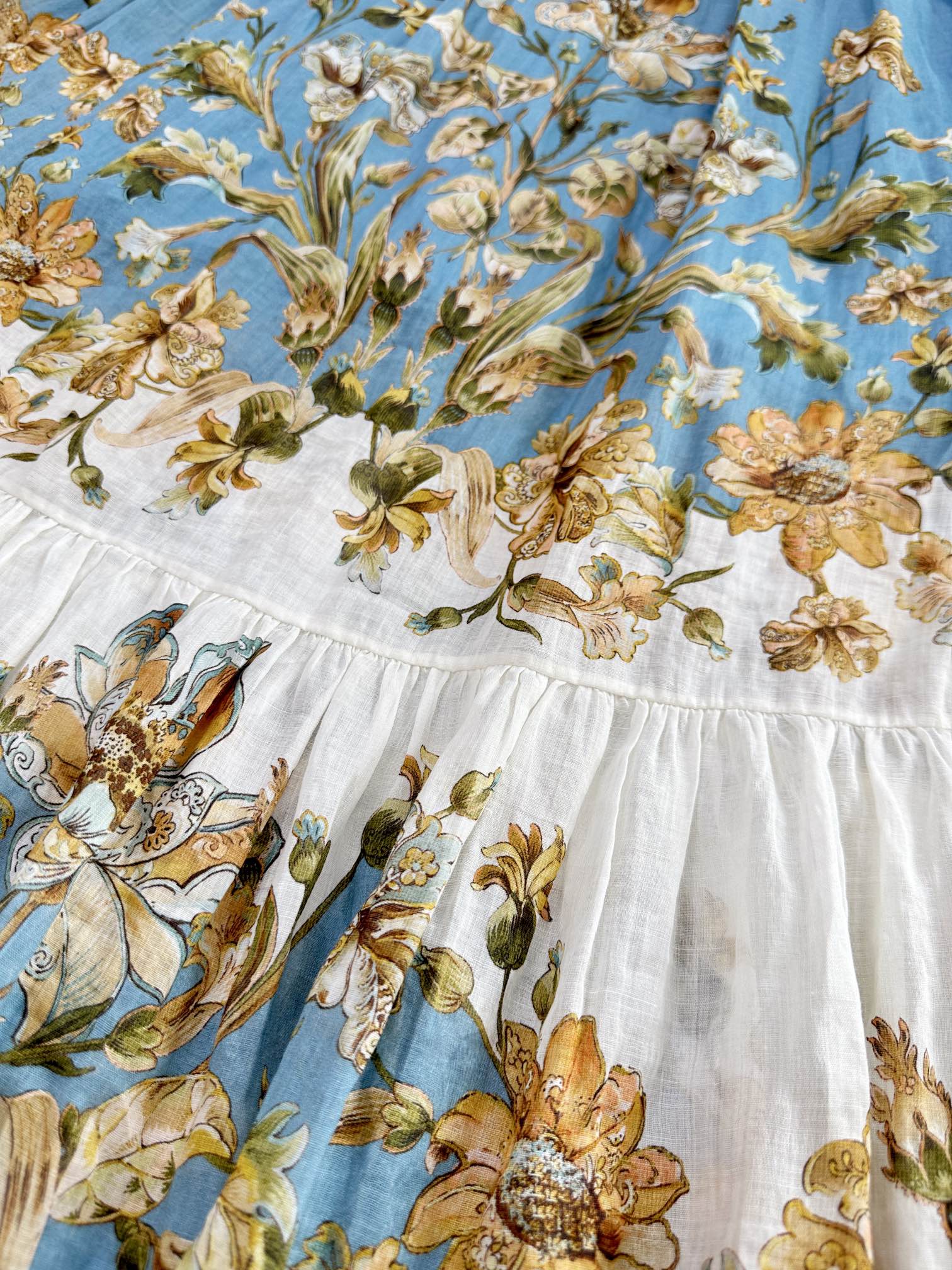 VÁY ZIMMERMANN Flower Long Vintage Dress