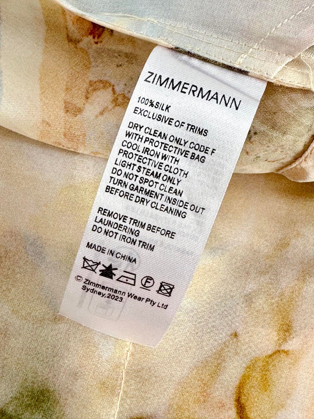 VÁY ZIMMERMANN Flower Vintage Dress