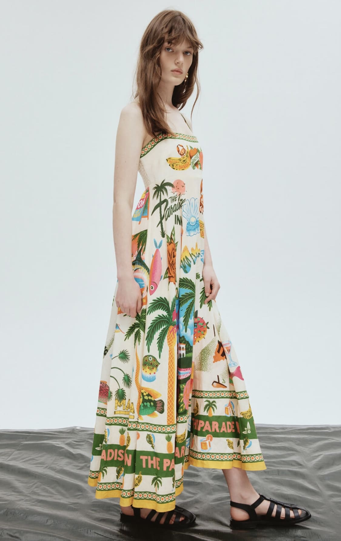 VÁY ALEMAIS HAI DÂY THE PARADISE INN IN LINEN High Classy