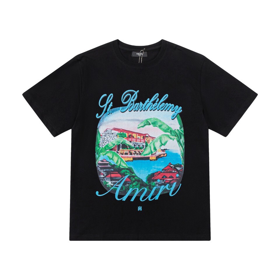 ÁO AMIRI T SHIRT MÀU ĐEN UNISEX