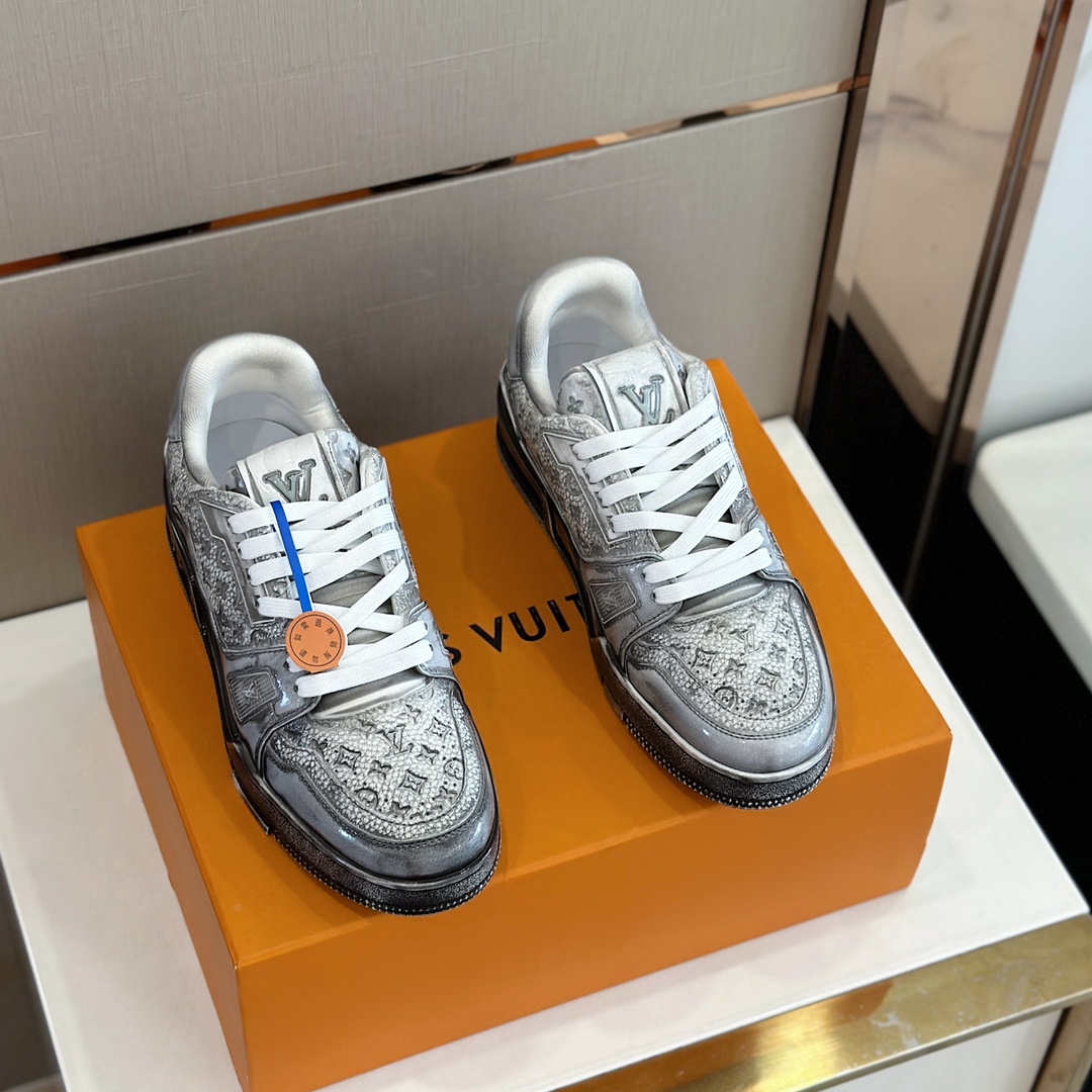 GIÀY LOUIS VUITTON TRAINER MONOGRAM SNEAKERS SHOES AAA