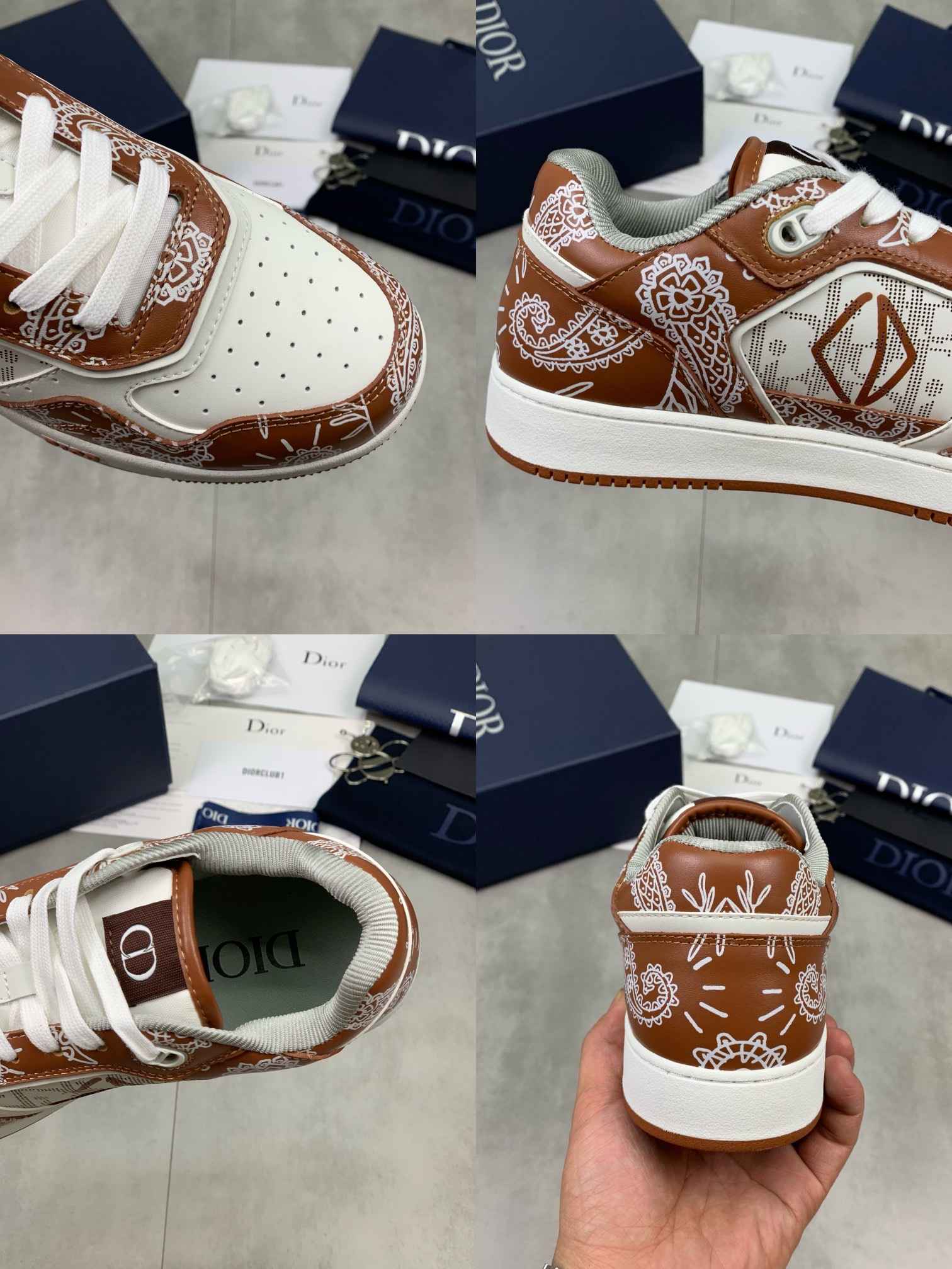 GIÀY CHRISTIAN DIOR LEATHER SNEAKER SHOES AAA