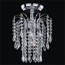 ĐÈN CHÙM Rain drop crystal chandelier with crystal ball