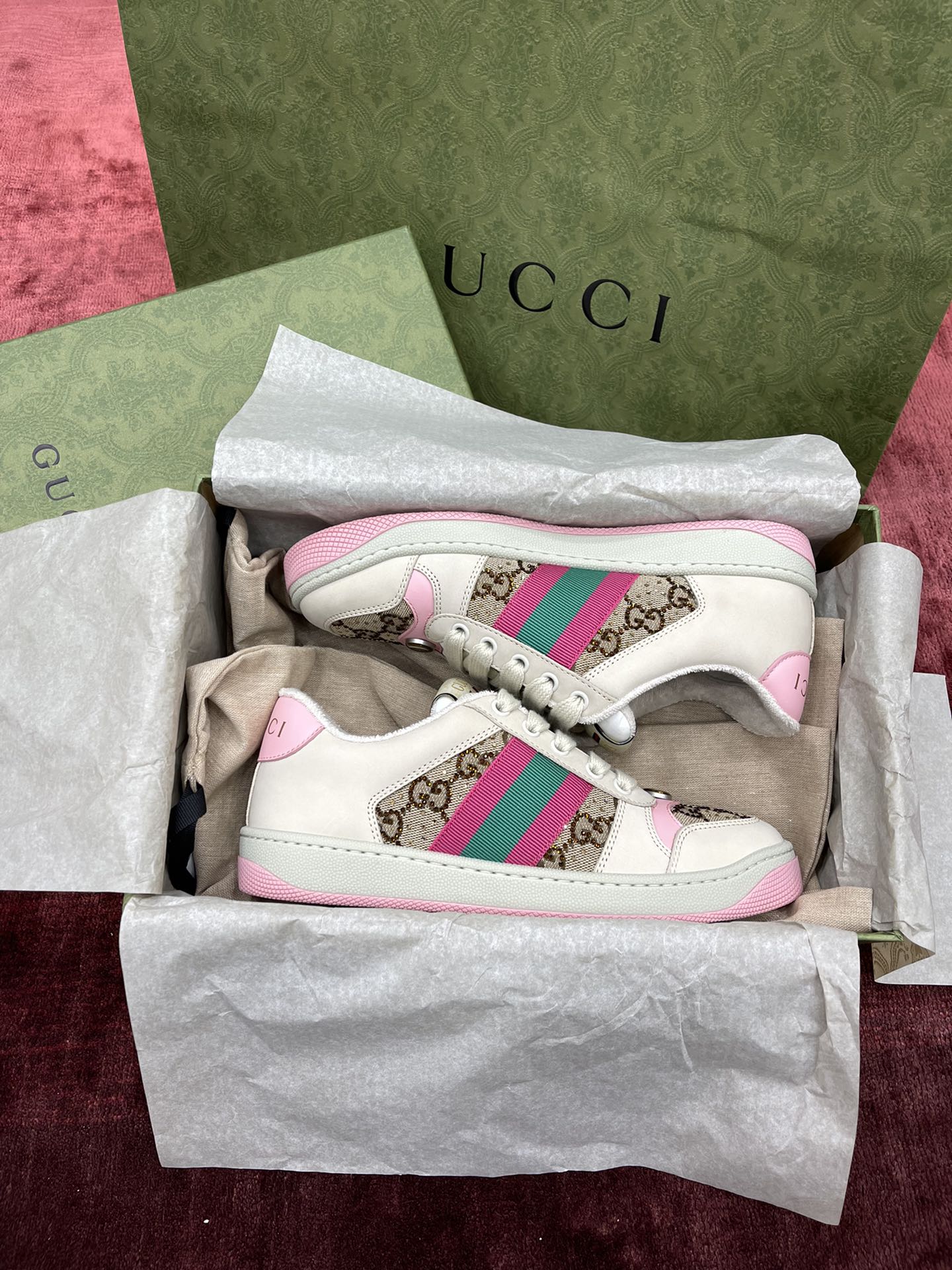 GIÀY GUCCI SCREENER SNEAKER SHOES AAA