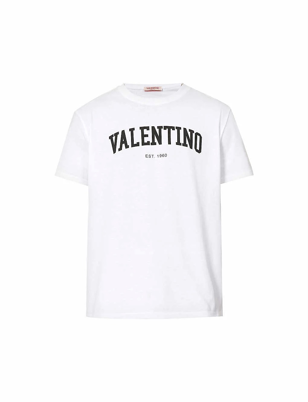 ÁO VALENTINO College logo-print cotton-jersey T-shirt