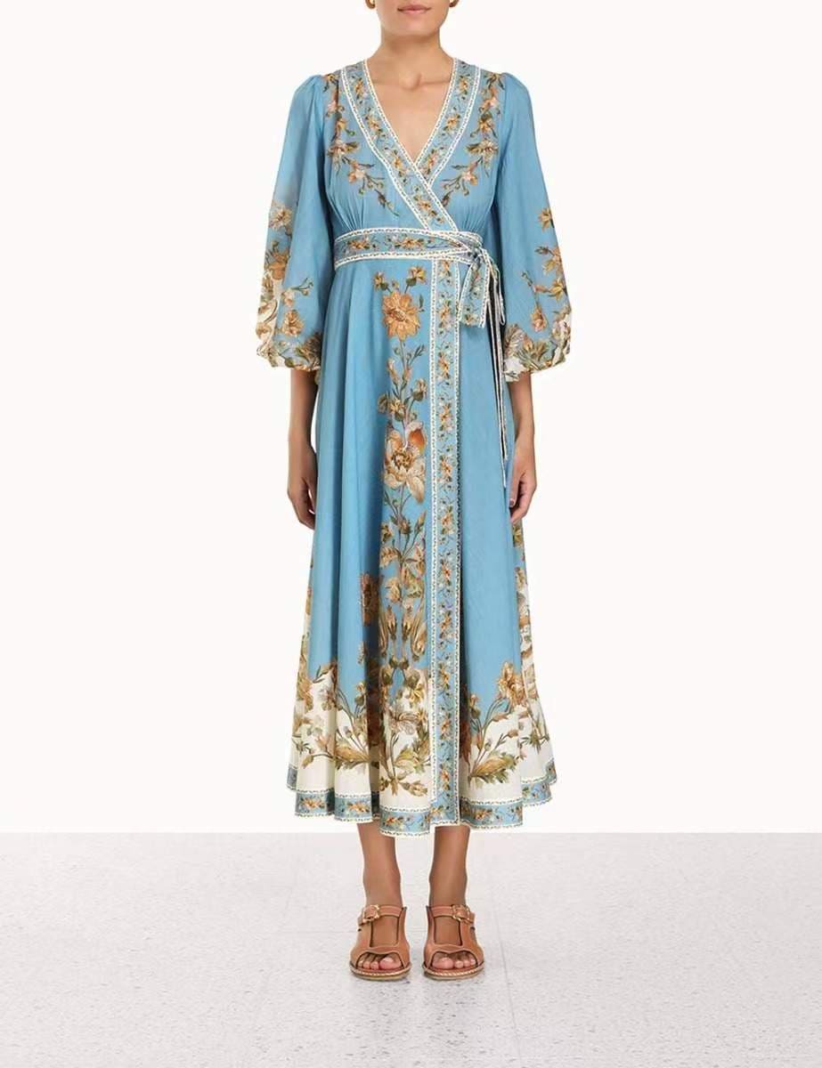 VÁY ZIMMERMANN Flower Vintage Dress High Classy