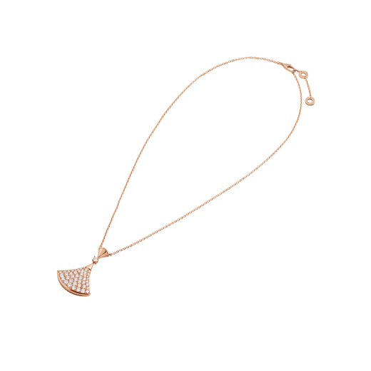 DÂY CHUYỀN BULGARI DIVAS’ DREAM PAVE' DIAMOND 18K ROSE GOLD