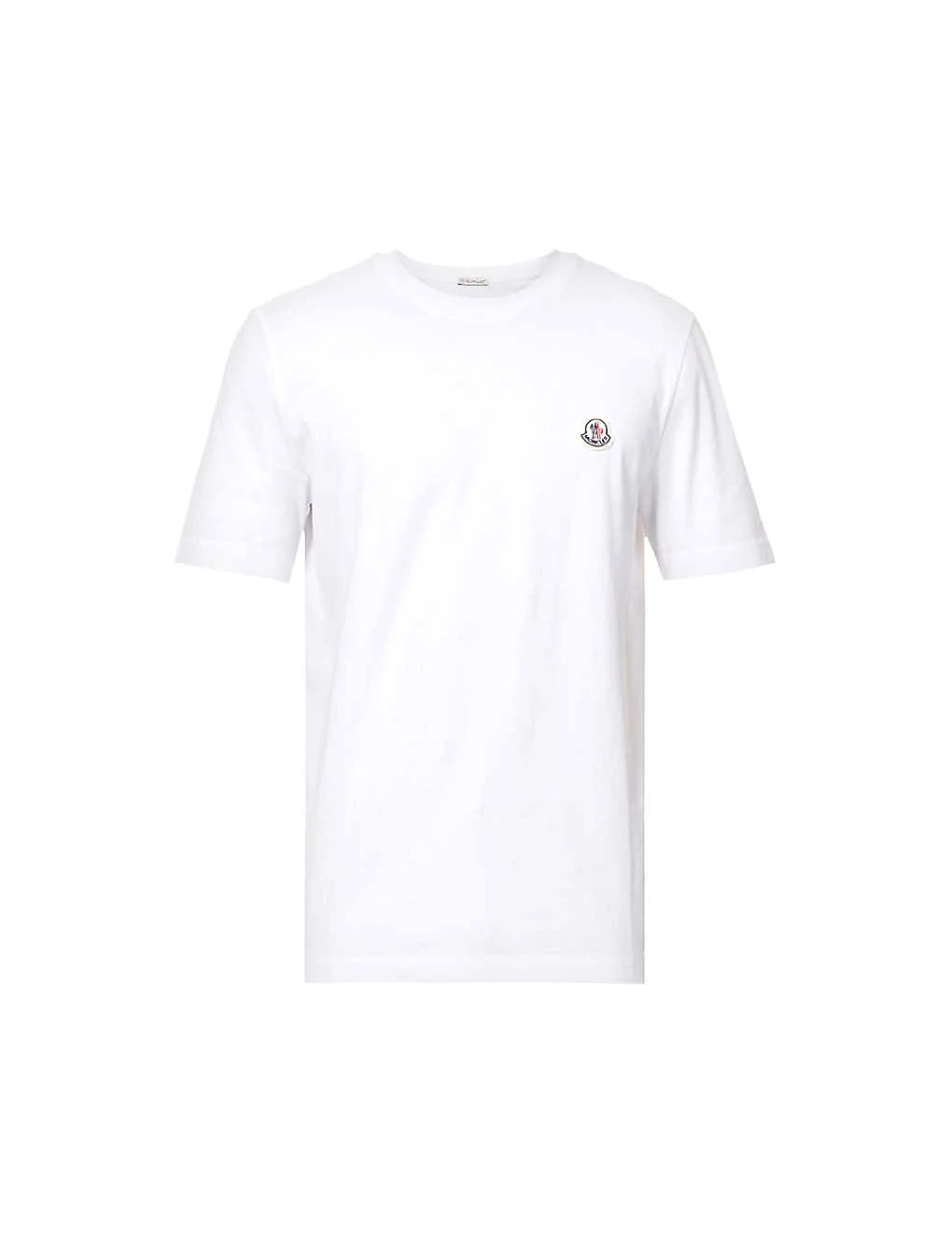 ÁO MONCLER Brand-patch cotton-jersey T-shirt