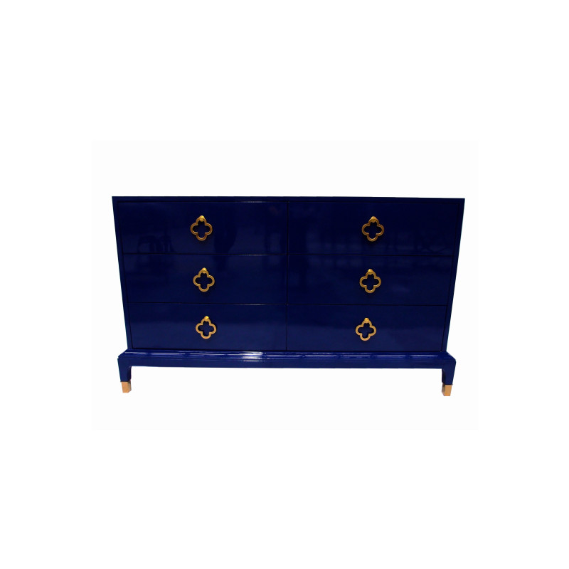 TỦ TRƯNG BÀY PHÒNG KHÁCH NAVY GLOSS LONG