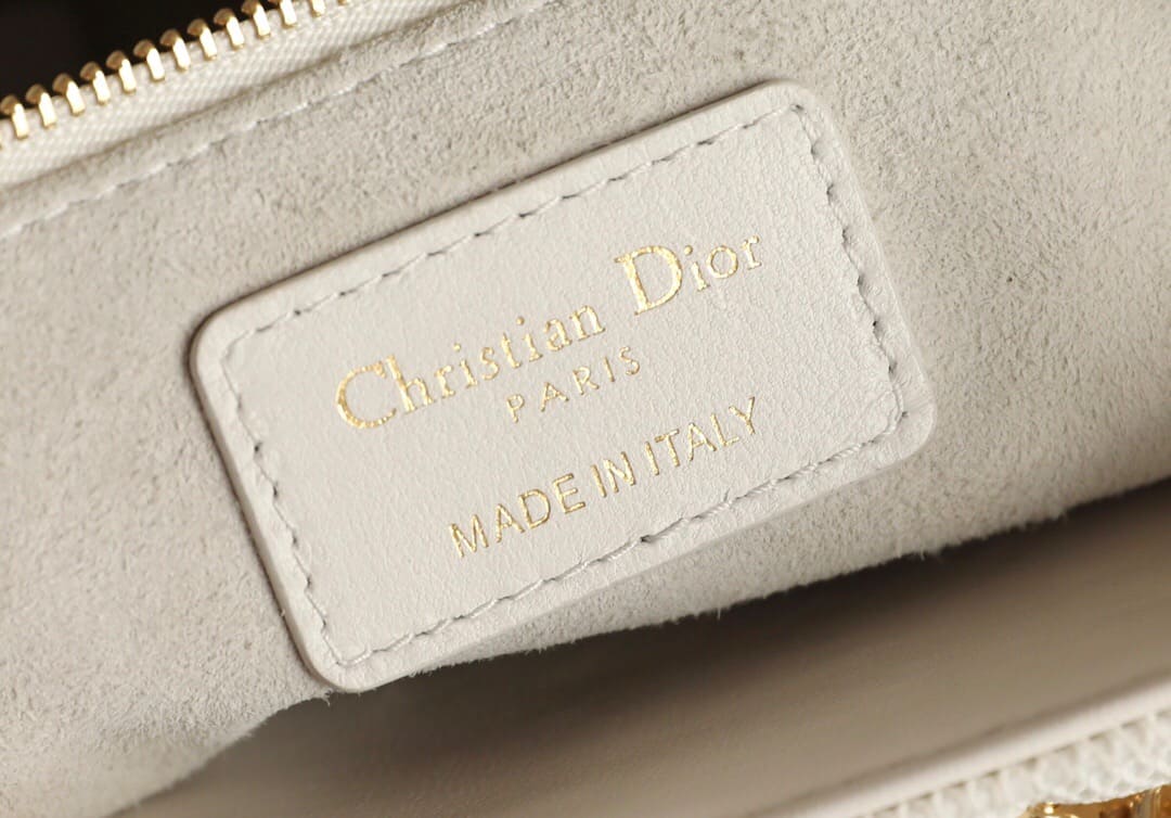 TÚI CHRISTIAN DIOR LADY DIOR Bag Bright Mesh White