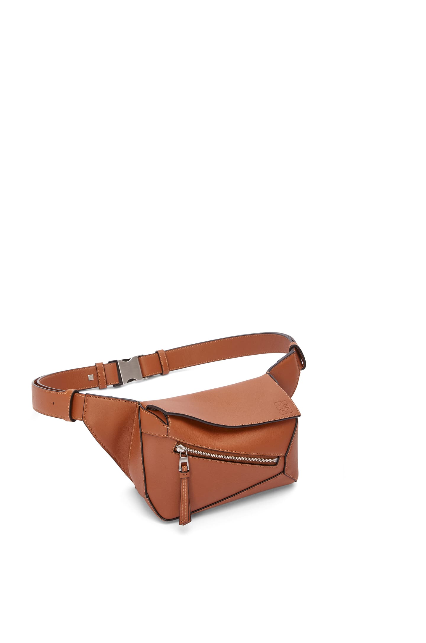 Túi LOEWE Mini Puzzle Bumbag in classic calfskin tan unisex