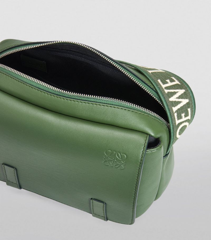 TÚI LOEWE XS Leather Military Messenger Bag