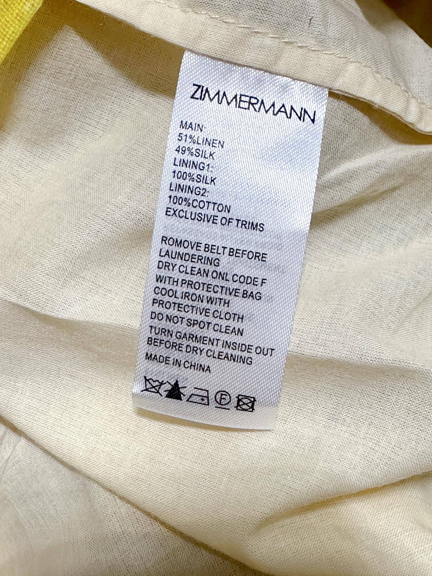 VÁY ZIMMERMANN Flower Vintage Dress With Charm