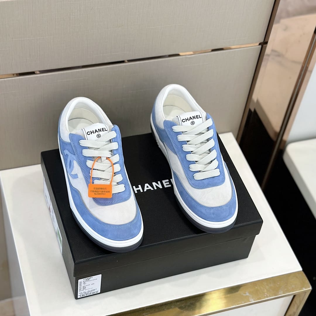 GIÀY CHANEL CC LOGO SNEAKERS SHOES AAA