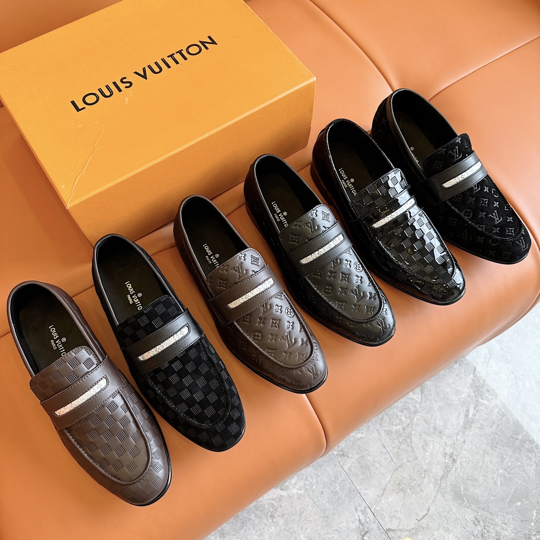 GIÀY LOUIS VUITTON GLOVE LOAFER SHOES AAA