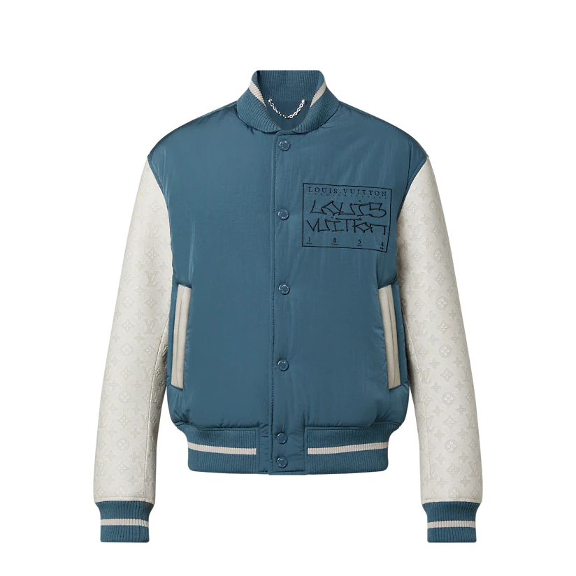 ÁO LOUIS VUITTON MIXED LEATHER TEDDY BLOUSON