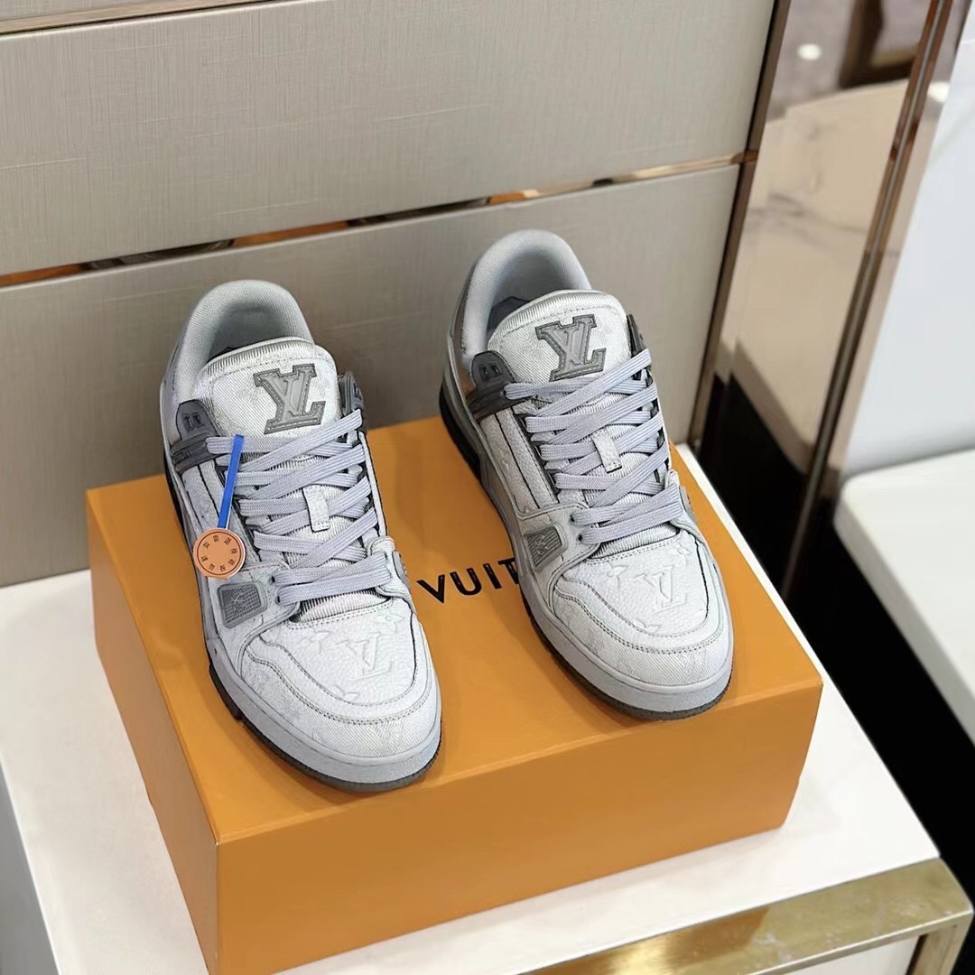 GIÀY LOUIS VUITTON TRAINER MONOGRAM SNEAKERS SHOES AAA
