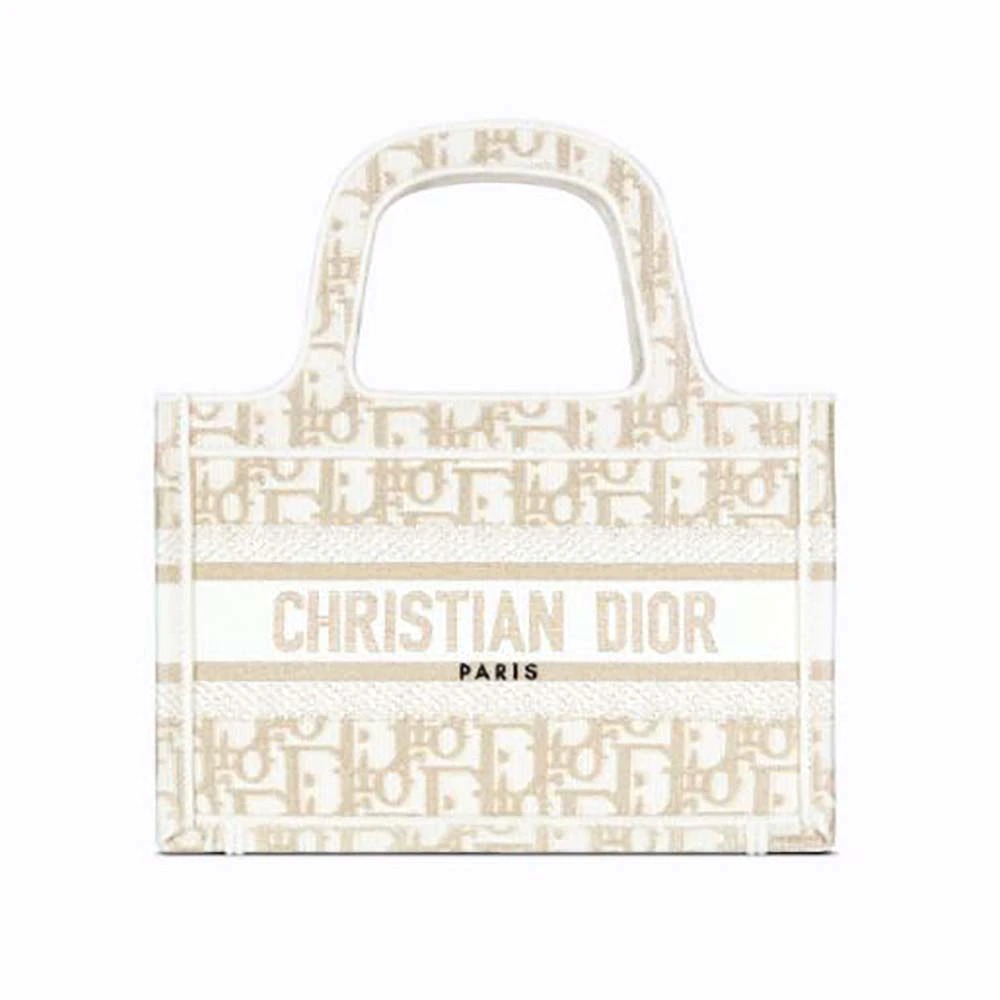 Túi Mini Dior Book Tote phone xanh dior oblique tranh thêu best quality