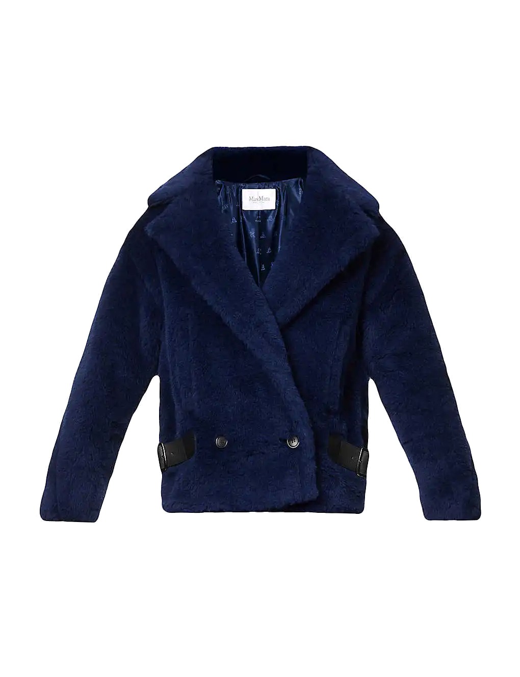 ÁO MAX MARA Caserta fleece-textured wool and silk-blend jacket