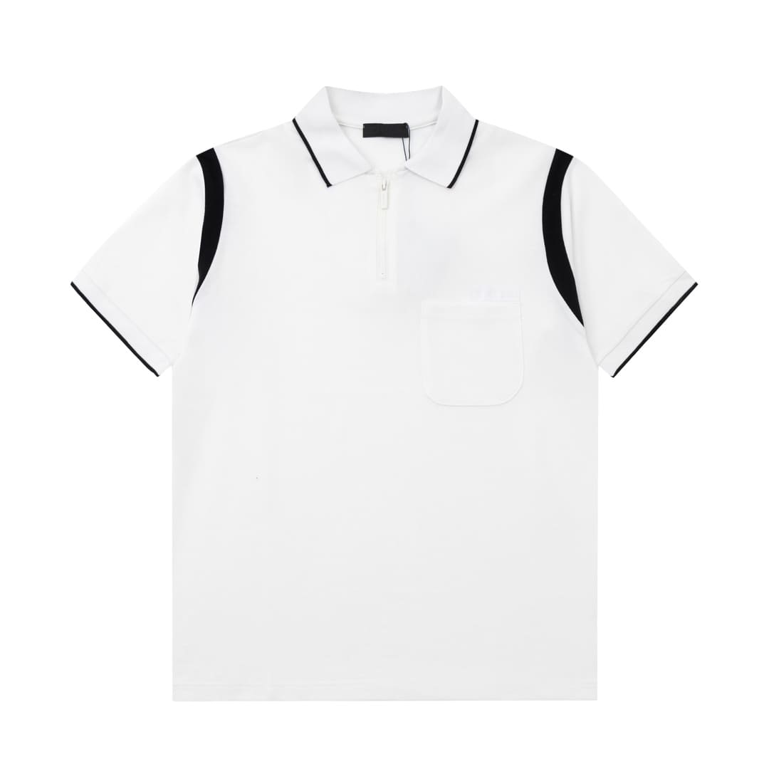 ÁO PRADA POLO SHIRT MÀU TRẮNG UNISEX