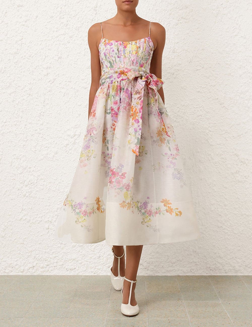 VÁY ZIMMERMANN HAI DÂY WITH FLOWERS High Classy