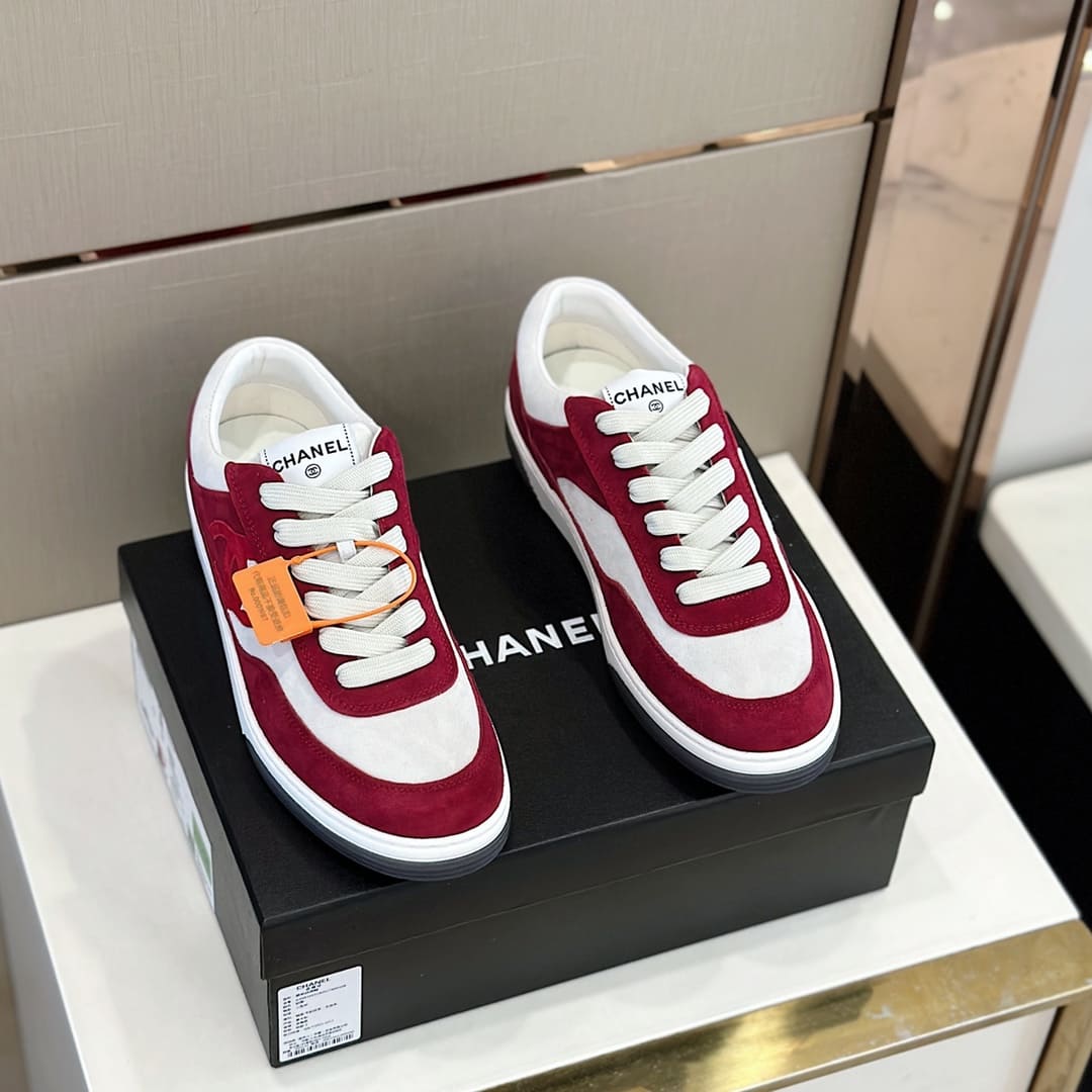 GIÀY CHANEL CC LOGO SNEAKERS SHOES AAA