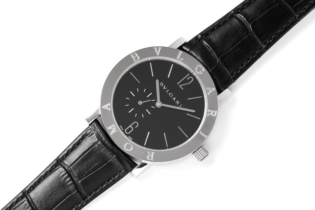 Đồng hồ BVLGARI Roma Automatic Silver mặt số màu đen