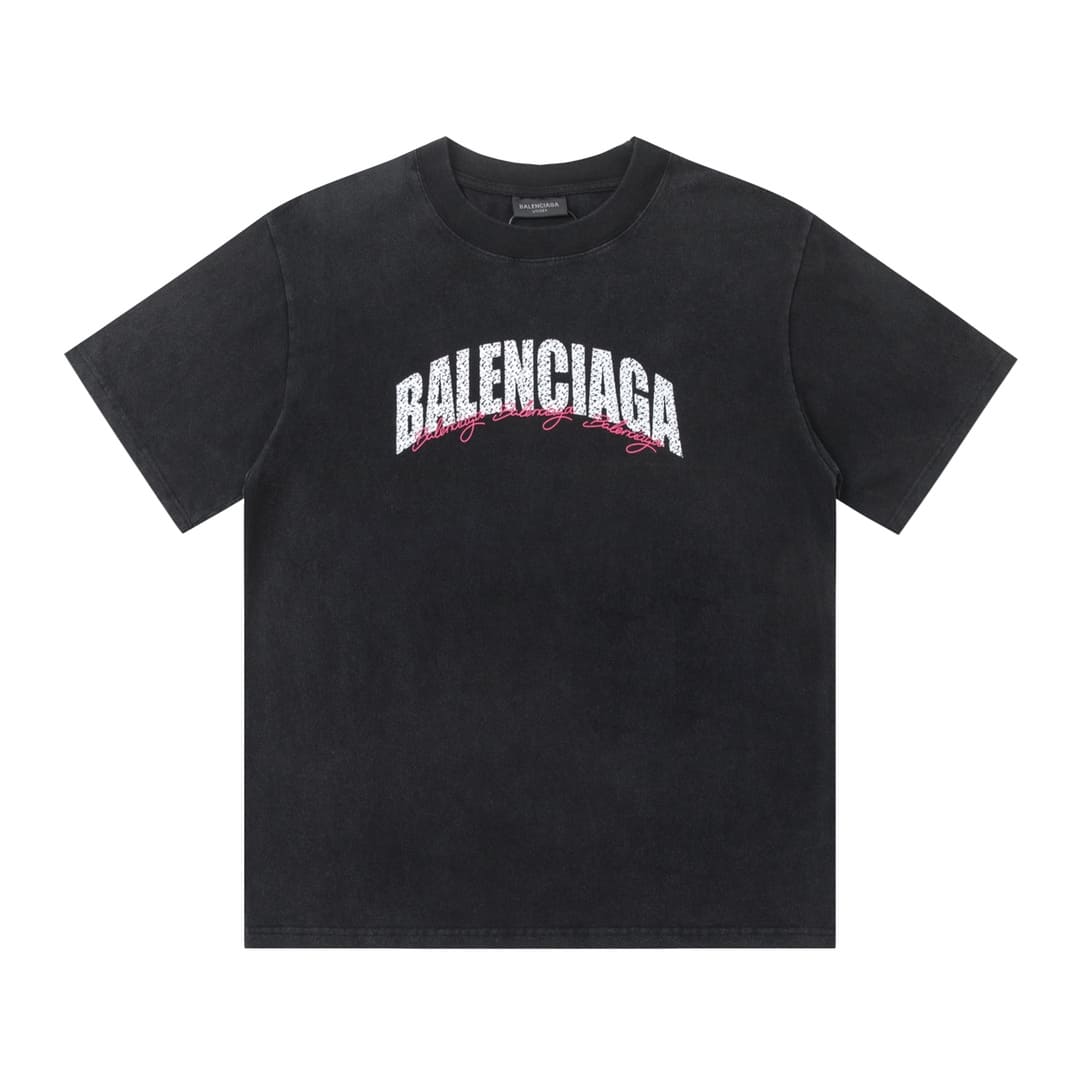 ÁO BALENCIAGA T SHIRT MÀU ĐEN UNISEX