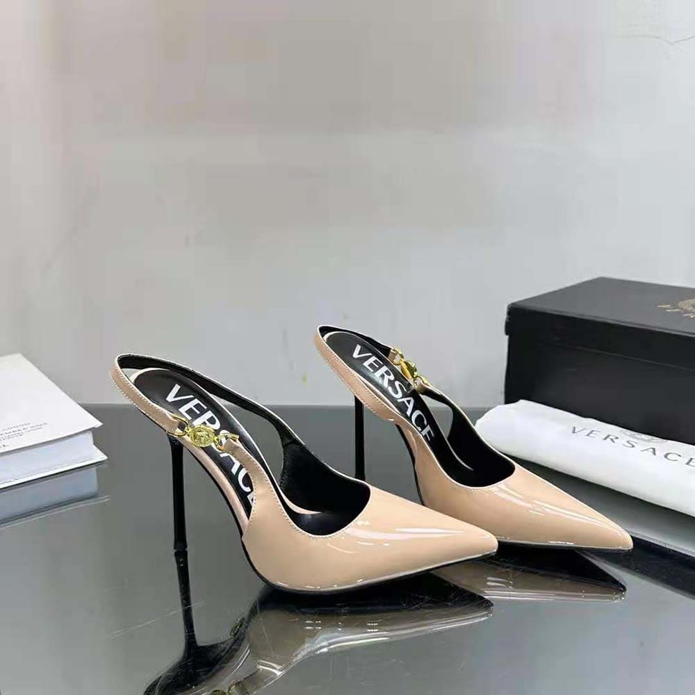 GIÀY Versace Women Medusa ’95 Slingback Pumps-Pink
