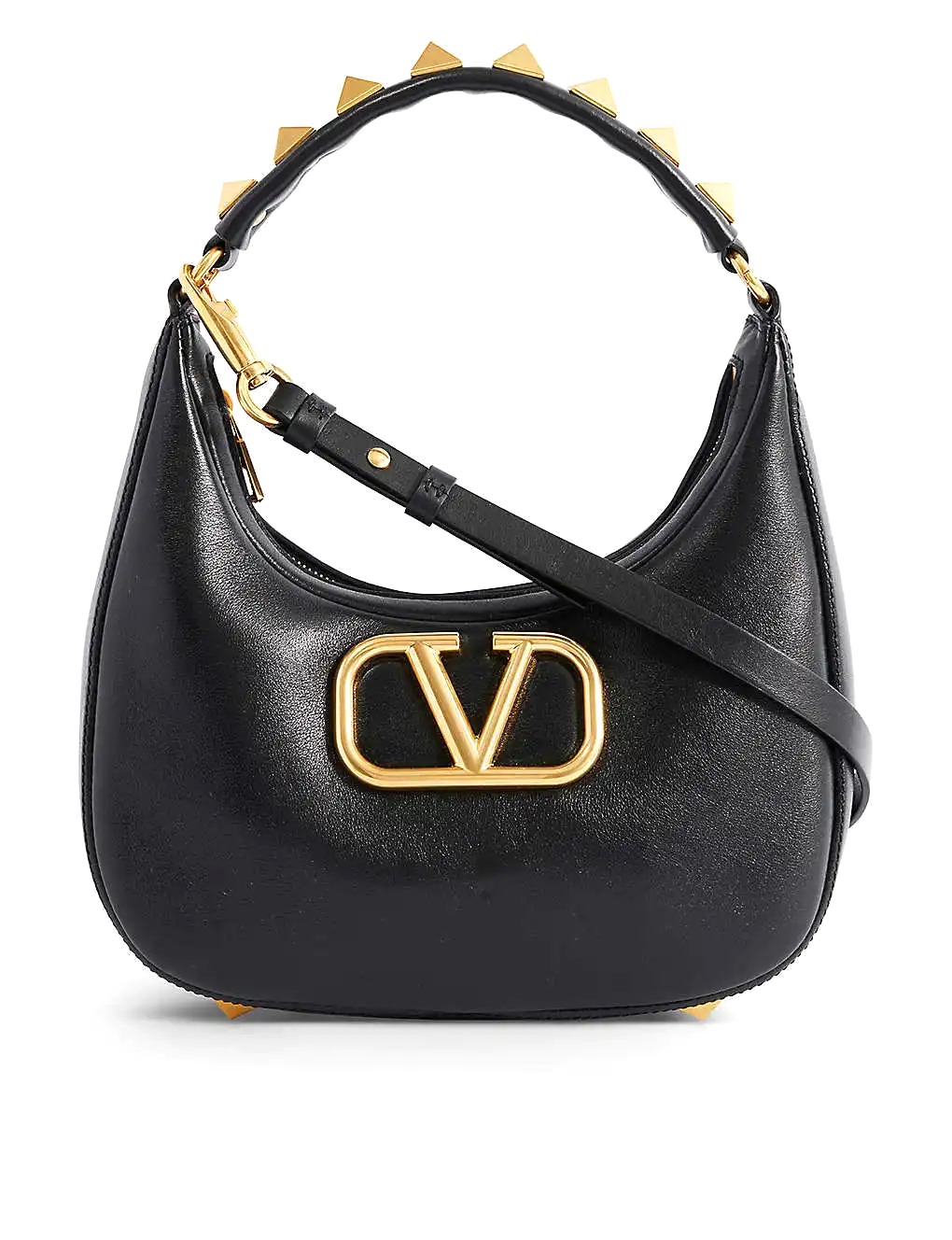 TÚI VALENTINO GARAVANI Stud Sign calfskin-leather hobo bag