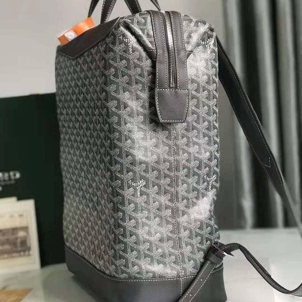 TÚI Goyard Women Sac A Dos Cisalpin in Goyardine Canvas & Chevroches Calfskin-Silver