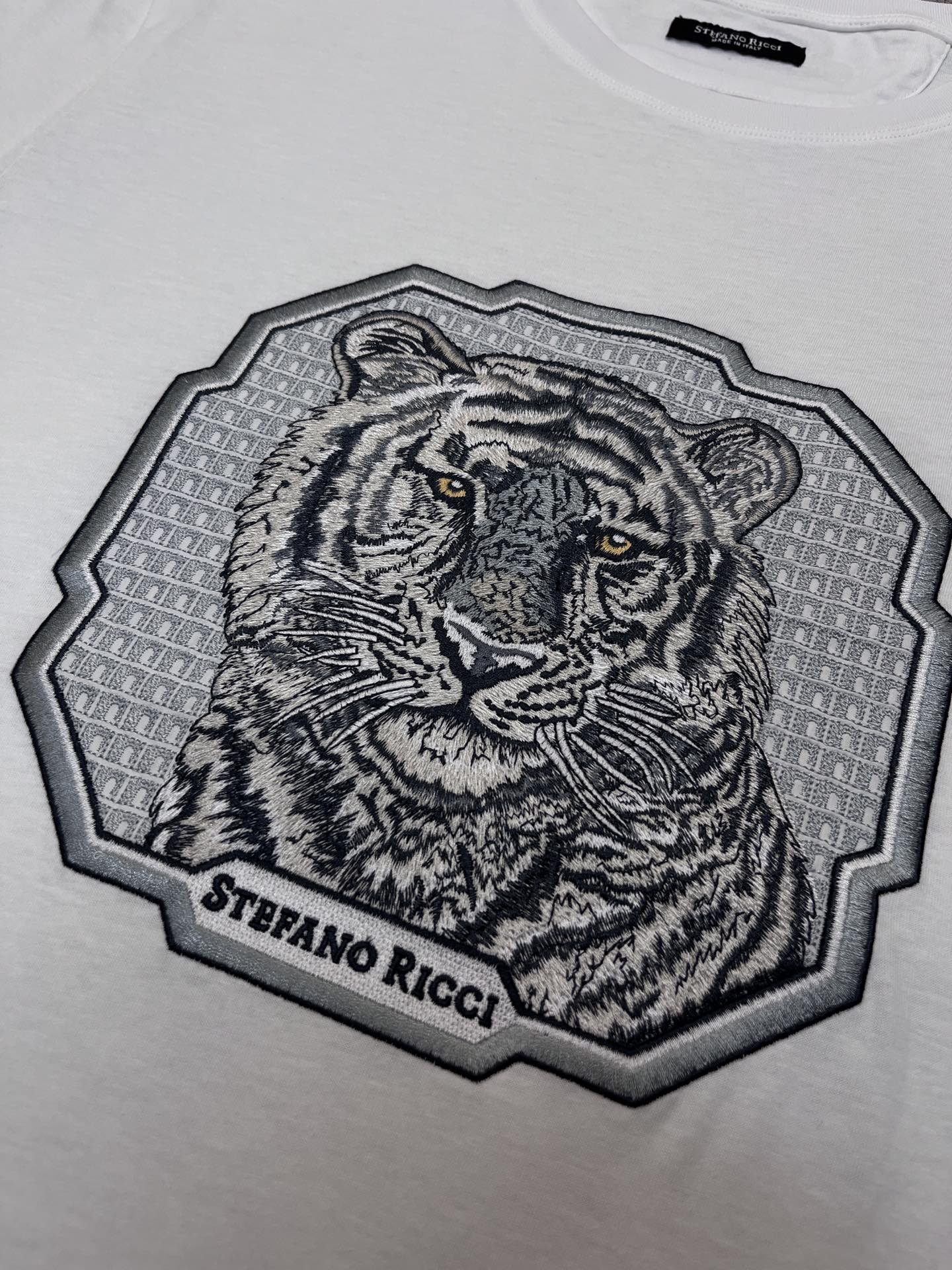 ÁO STEFANO RICCI TIGER Logo T-Shirt