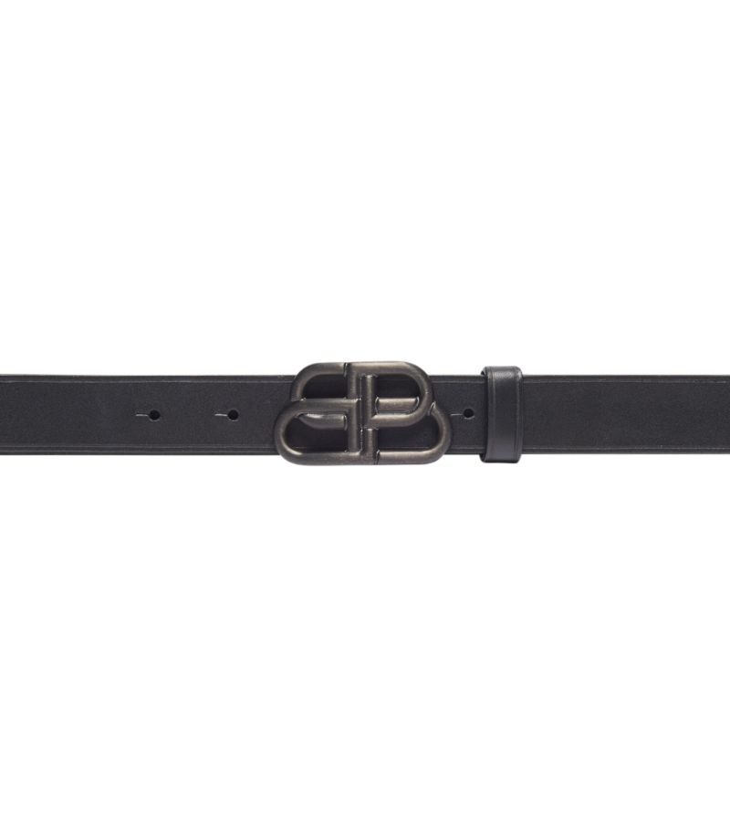 DÂY LƯNG BALENCIAGA  Leather BB Belt 3CM