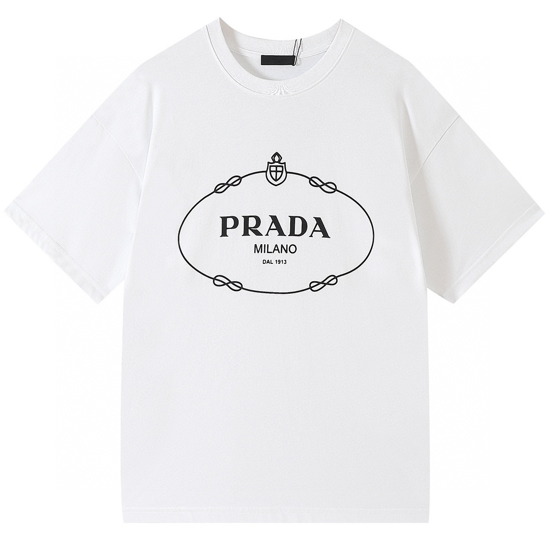 ÁO PRADA MILANO VINTAGE LOGO T-SHIRT SS2022