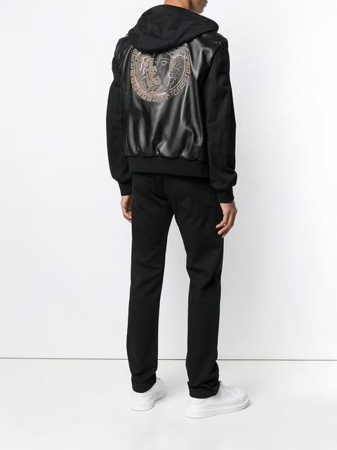 ÁO VERSACE MEDUSA LEATHER JACKET LAMBSKIN DA CỪU