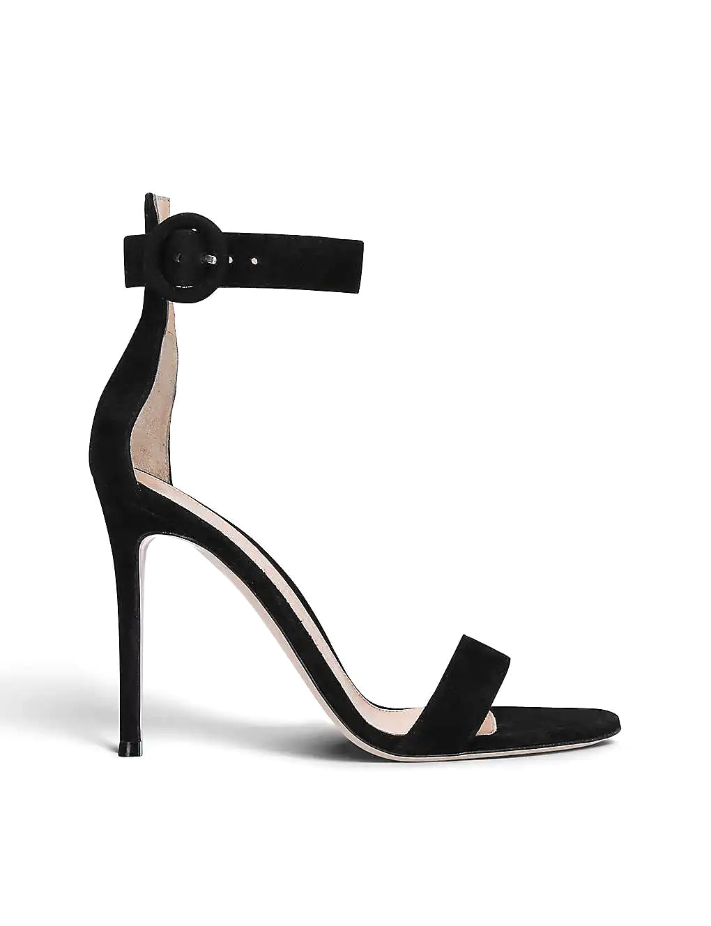 GIÀY GIANVITO ROSSI Portofino open-toe suede heeled sandals
