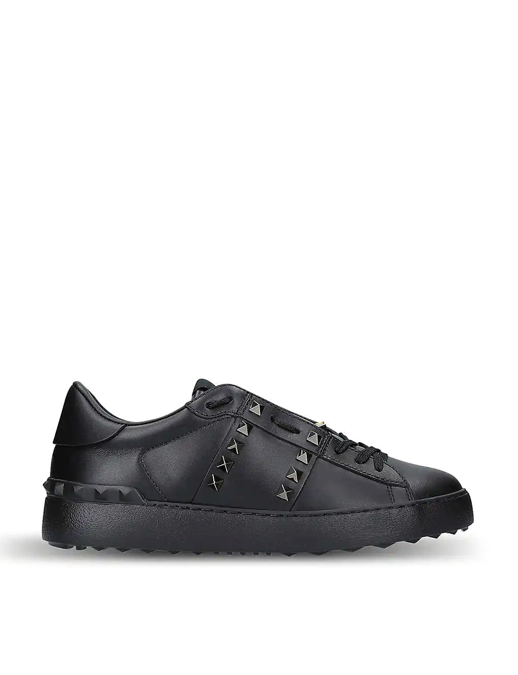 GIÀY VALENTINO GARAVANI Rockstud leather low-top trainers