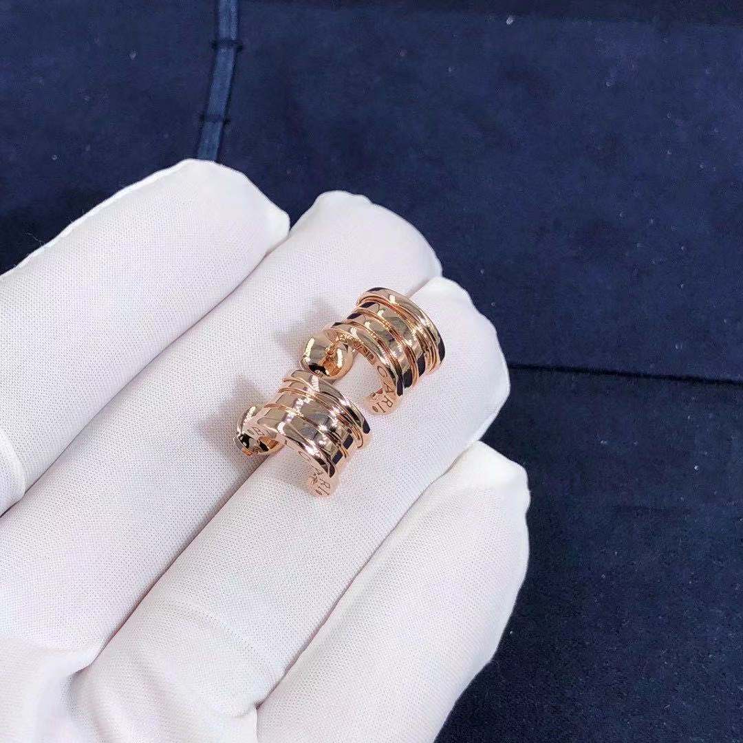 HOA TAI VÀNG HỒNG BVLGARI B.zero1 Single Lobe Earring in 18K Rose Gold