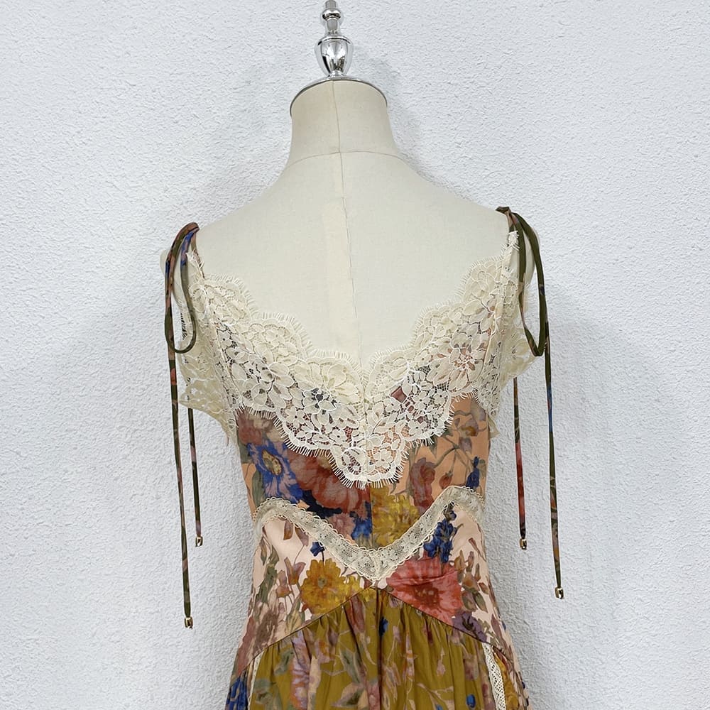 VÁY ZIMMERMANN Flower Vintage Dress High Classy