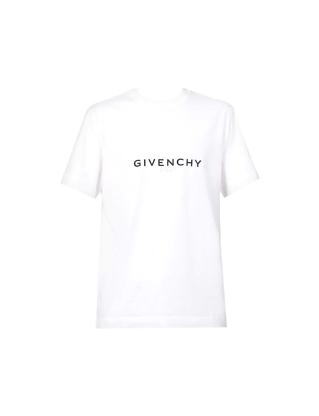 ÁO PHÔNG GIVENCHY Brand-print slim-fit cotton-jersey T-shirt