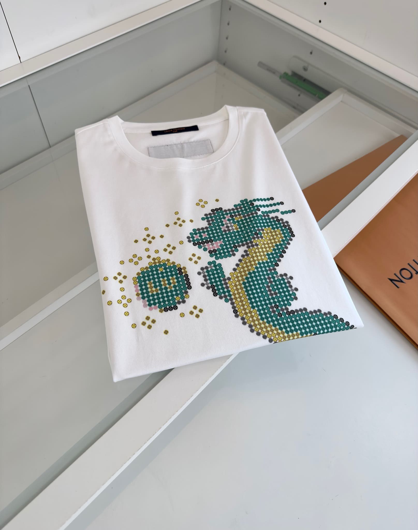ÁO LOUIS VUITTON DRAGON T SHIRT WHITE