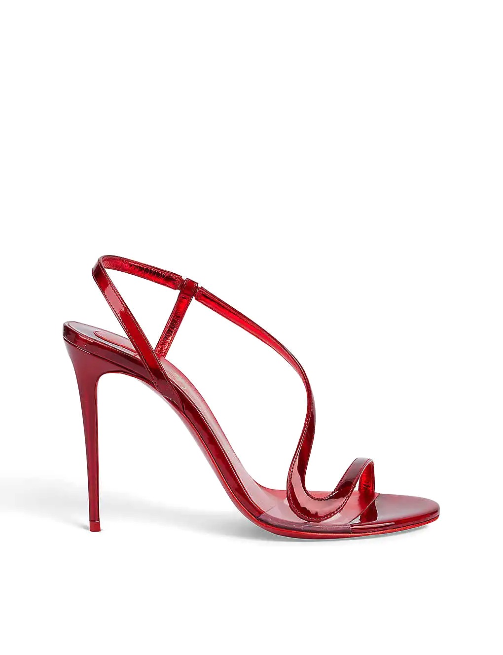 GIÀY CHRISTIAN LOUBOUTIN Rosalie 100 patent leather sandals